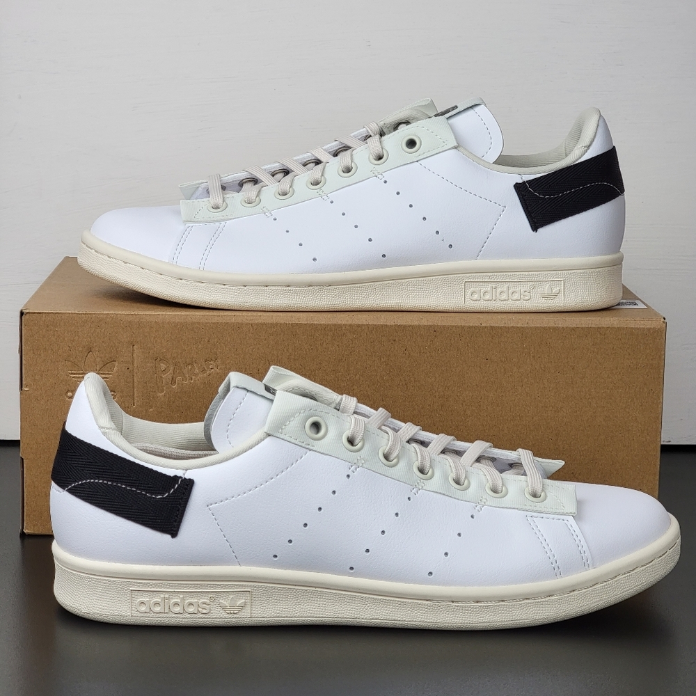 Adidas Originals Stan Smith Parley Sneakers White Black Men's Casual Shoes
